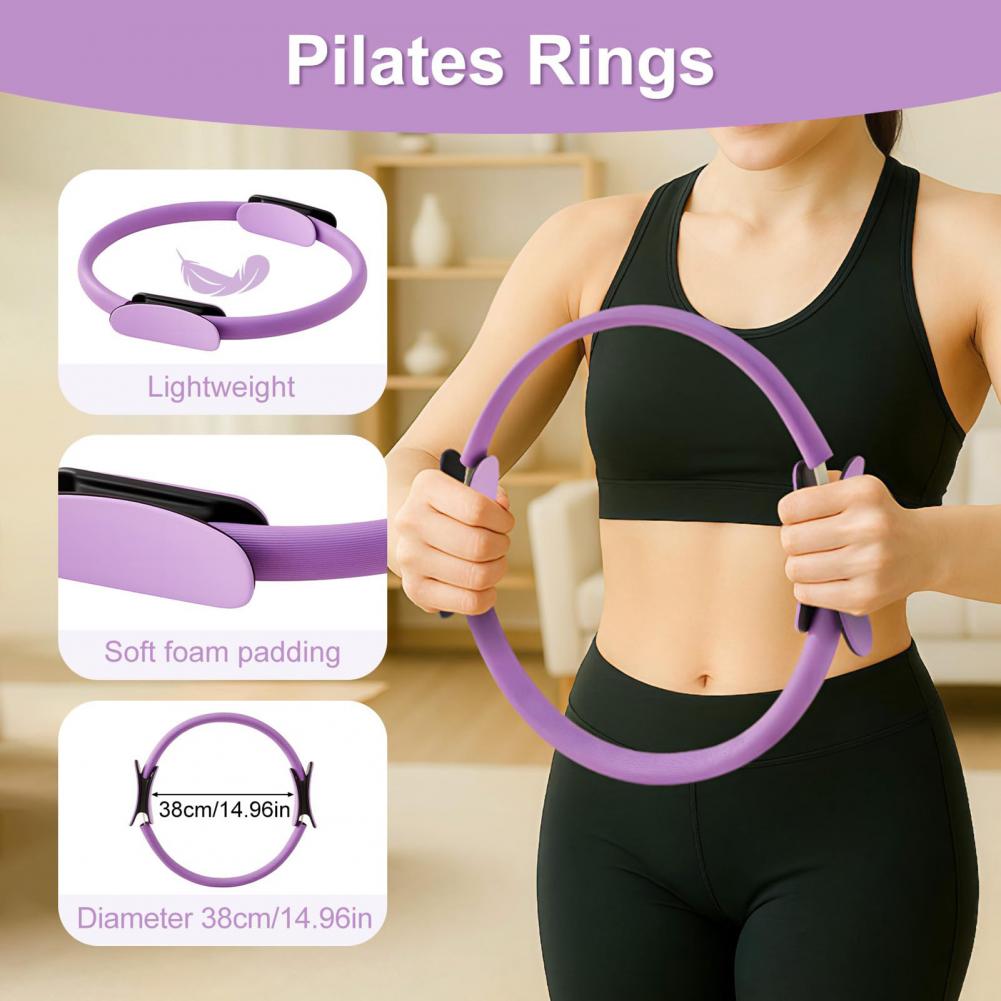 Pilates Yoga Ring - Kadın Yoga Spor Halkası Daire Pilates