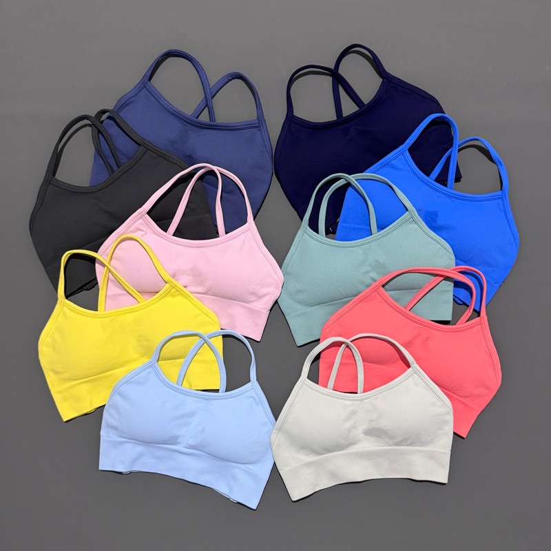 Yoga Strap Cotton - Histello Backless Spor Sütyeni Kadınlar İçin