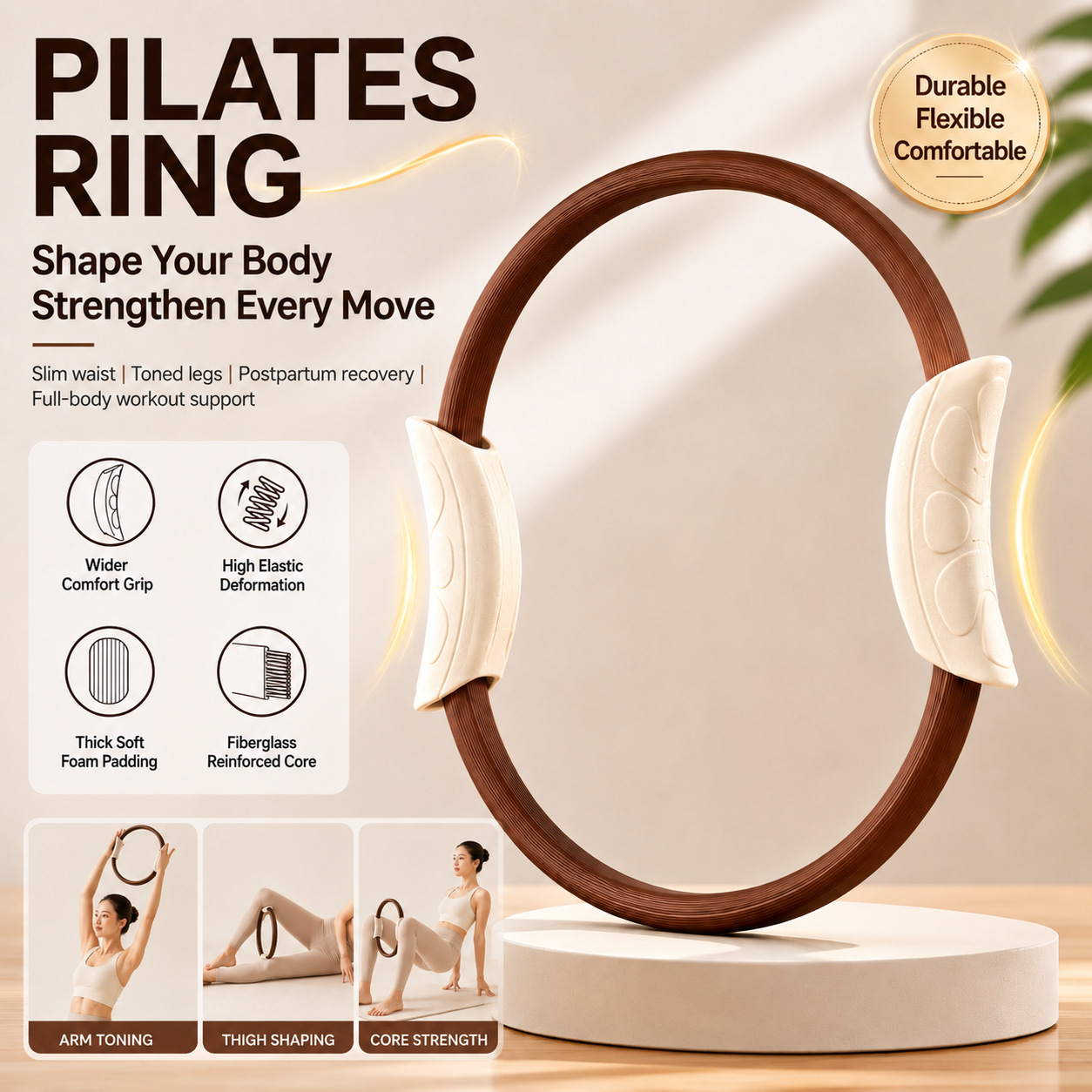 Pilates Yoga Ring - Pilates Halkası, Yoga Halkası, Pelvik Taban