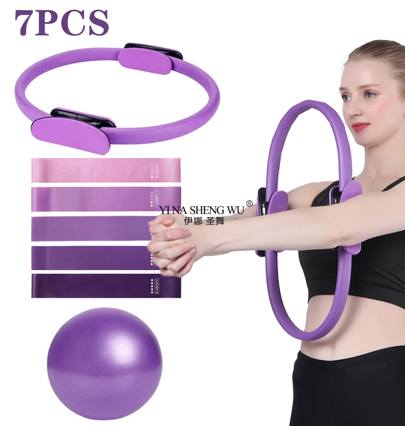 Pilates Yoga Ring - Ev Egzersizleri İçin 7 Adet Pilates