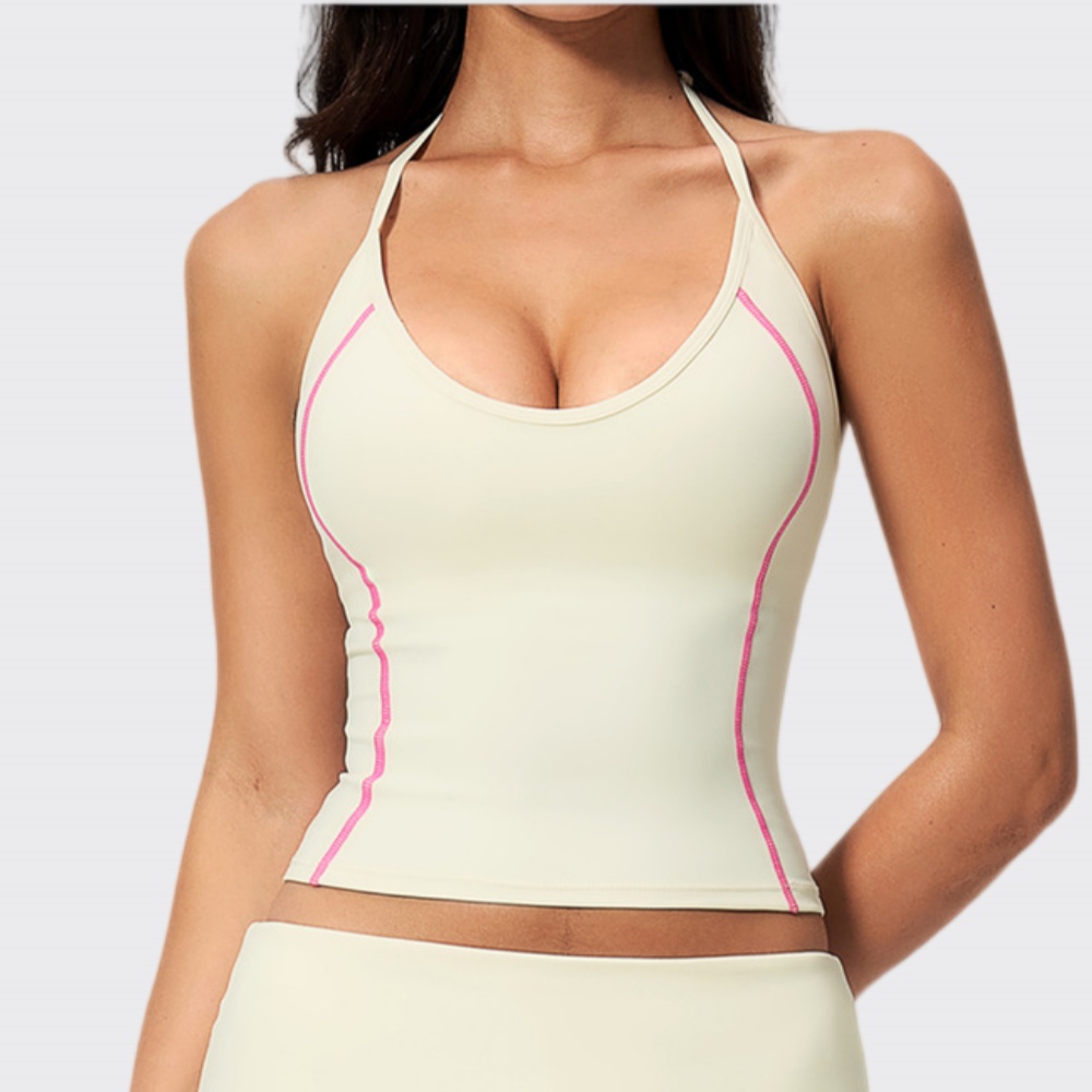 Pilates Yoga Clothes - Kadın Halter Yoga Tank Top Spor