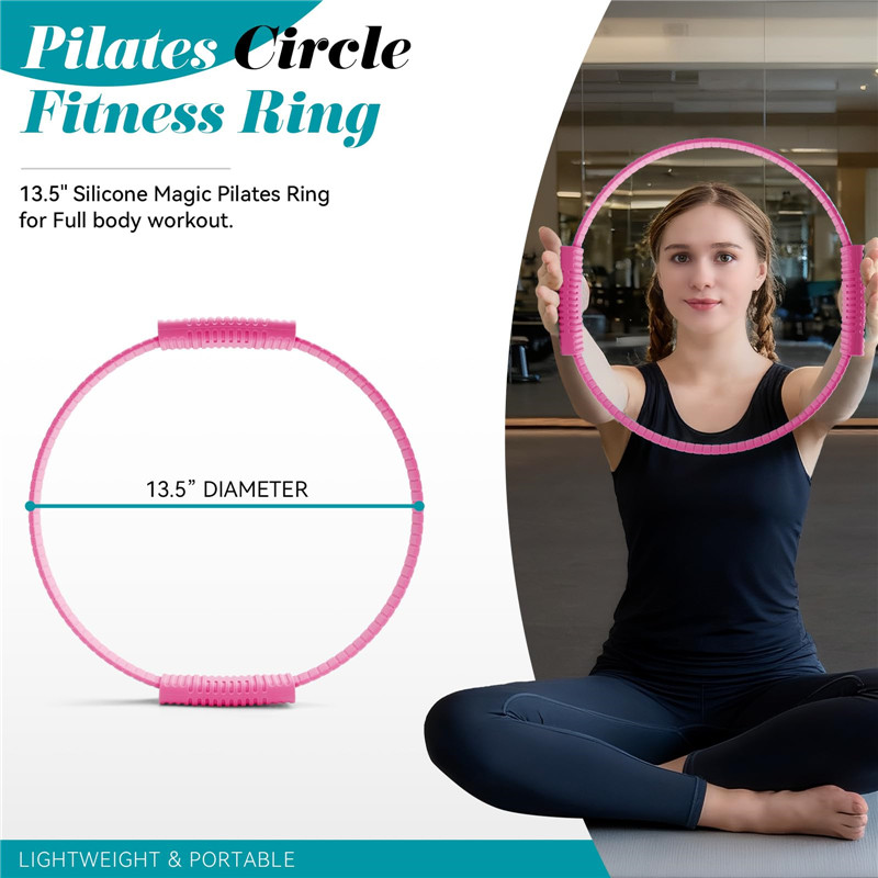 Çevre Dostu Çift Saplı Silikon - Pilates Yoga Ring incelemesi ve fiyatı